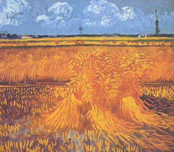 Wheatfields With Cypress at Arles